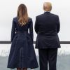 Donald Trump et sa femme la Première Dame Melania Trump à Washington, The District, Etats-Unis, le 11 septembre 2018.