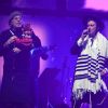 Patrick Hernandez, Phil Barney, Plastic Bertrand lors du concert "Stars 80" au Palais Nikaïa à Nice, le 6 décembre 2018. © Lionel Urman/Bestimage06/12/2018 - Nice