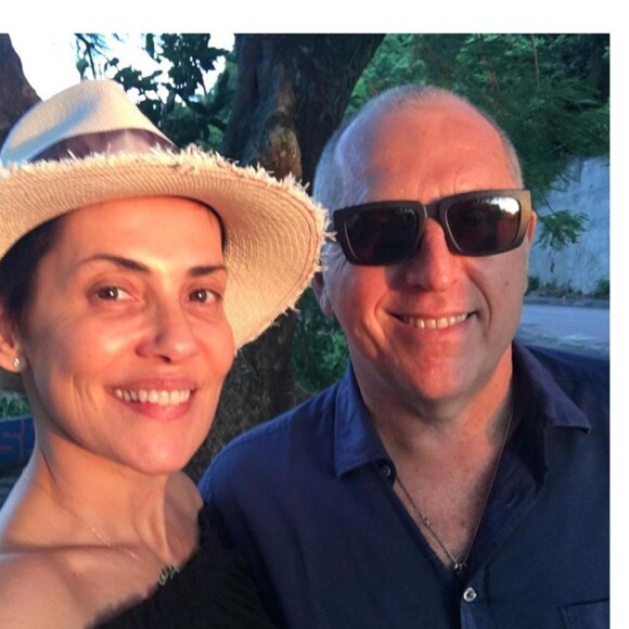Cristina Cordula avec son mari Frédéric Cassin, le 16 septembre 2019, sur Instagrm