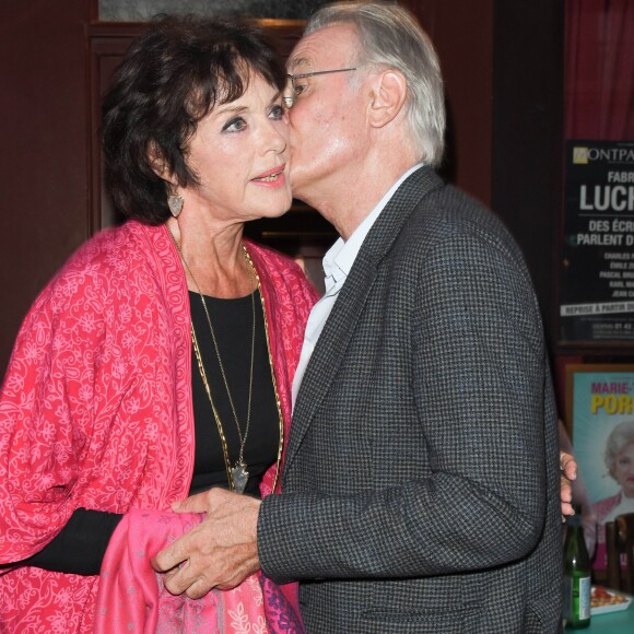 Anny Duperey et Bernard Le Coq lors de la 5ème édition des "Trophées du Bien-Etre" au théâtre de la Gaité-Montparnasse à Paris, France, le 16 septembre 2019. © Coadic Guirec/Bestimage