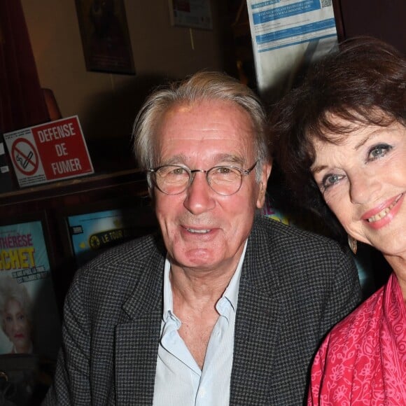 Bernard Le Coq et la lauréate d'un trophée pour le soutien de l'association "SOS Villages d'Enfants", Anny Duperey lors de la 5ème édition des "Trophées du Bien-Etre" au théâtre de la Gaité-Montparnasse à Paris, France, le 16 septembre 2019. © Coadic Guirec/Bestimage