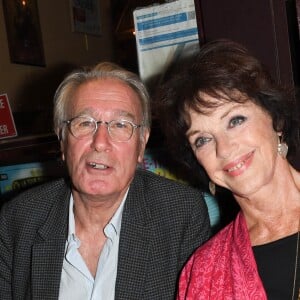 Bernard Le Coq et la lauréate d'un trophée pour le soutien de l'association "SOS Villages d'Enfants", Anny Duperey lors de la 5ème édition des "Trophées du Bien-Etre" au théâtre de la Gaité-Montmartre à Paris, France, le 16 septembre 2019. © Coadic Guirec/Bestimage