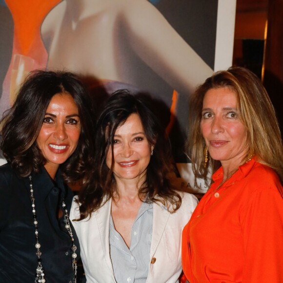 Nathalie Bérard-Benoin, Evelyne Bouix, Carole Chrétiennot - Soirée de présentation de la première édition du Festival CinéRoman à la Closerie des Lilas à Paris le 16 septembre 2019. © Christophe Clovis / Bestimage16/09/2019 - Paris