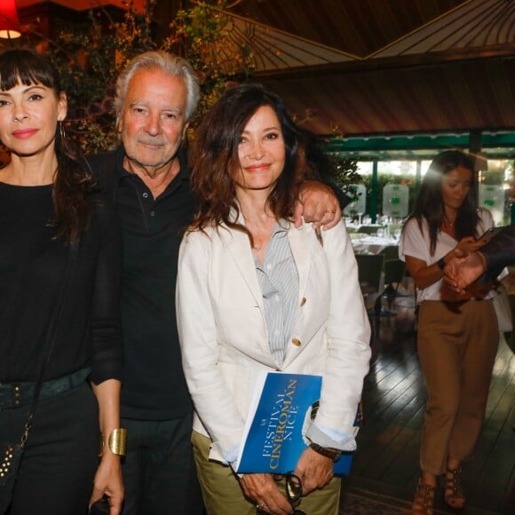 Mathilda May, Pierre Arditi et sa femme Evelyne Bouix - Soirée de présentation de la première édition du Festival CinéRoman à la Closerie des Lilas à Paris le 16 septembre 2019. © Christophe Clovis / Bestimage16/09/2019 - Paris