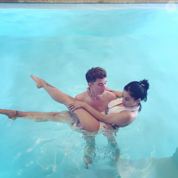 Jimmy Labeeu et Gaelle Garcia Diaz sur Instagram.