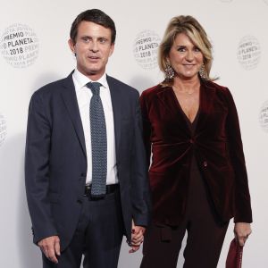 Manuel Valls et Susanna Gallardo - Soirée "Los Premios Planeta 2018 awards" à Barcelone en Espagne le 15 octobre 2018.