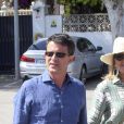 Exclusif - Manuel Valls et Susana Gallardo sont allés dîner au restaurant où ils se sont rencontrés il y a 1 an à Marbella. Le couple a célébré l'anniversaire de leur rencontre.