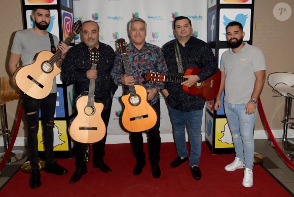 Les Gipsy Kings sur le plateau de l'émission TV "Despierta America" à Miami. Le 13 novembre 2018.