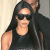 Kim Kardashian assiste aux soirées de la Fashion week à New York. Le 12 septembre 2019