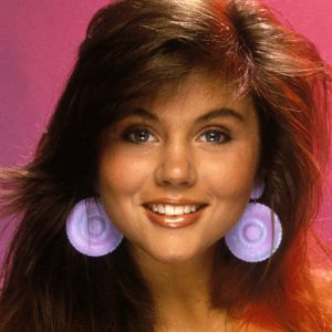 Tiffany-Amber Thiessen, à l'époque de "Sauvés par le gong", 1990.