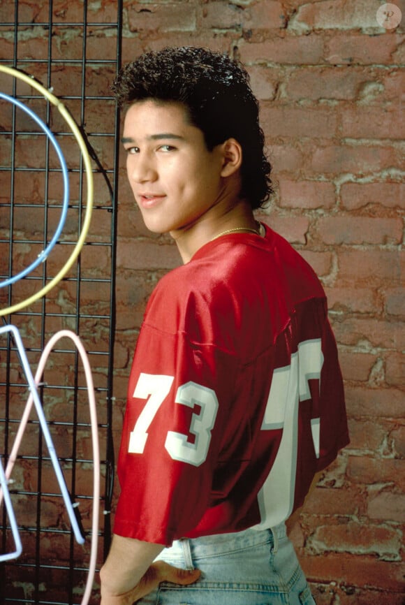 Mario Lopez, à l'époque de la première saison de "Sauvés par le gong", 1989.