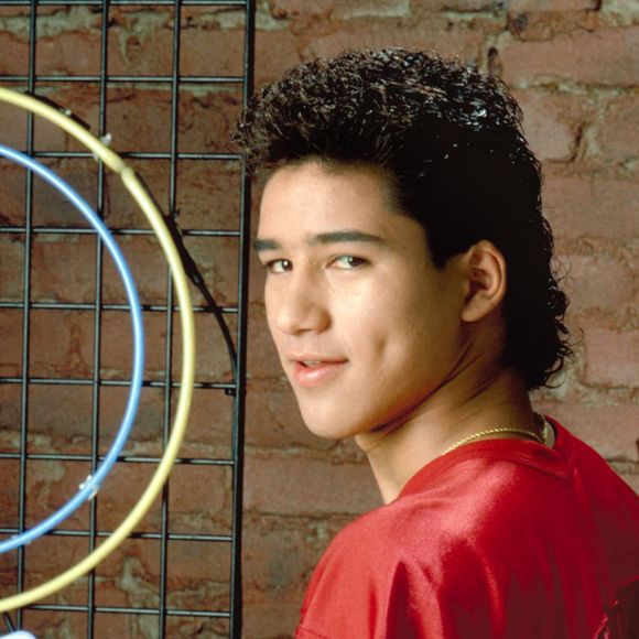 Mario Lopez, à l'époque de la première saison de "Sauvés par le gong", 1989.