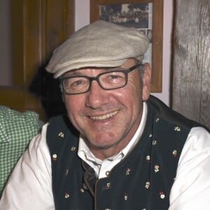 Kevin Spacey au café "Wiesn-Schänke" lors de l'Oktoberfest à Munich. Le 24 septembre 2016