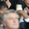 Rachida Dati et Florentino Pérez dans les tribunes lors du match UEFA Ligue des Champions groupe A, opposant le Paris Saint-Germain (PSG) au Real Madrid au Parc des Princes à Paris, France, le 18 septembre 2019. Le PSG a gagné 3-0. © Cyril Moreau/Bestimage
