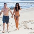 Megan Fox et son mari Brian Austin Green en vacances sur l'île de Kailua-Kona à Hawaï le 28 mars 2018. Le couple qui a traversé des moments difficiles est retourné sur la plage sur laquelle ils se sont mariés.