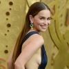Emilia Clarke (en Valentino Haute Couture) aux Emmy Awards à Los Angeles, le 22 septembre 2019.