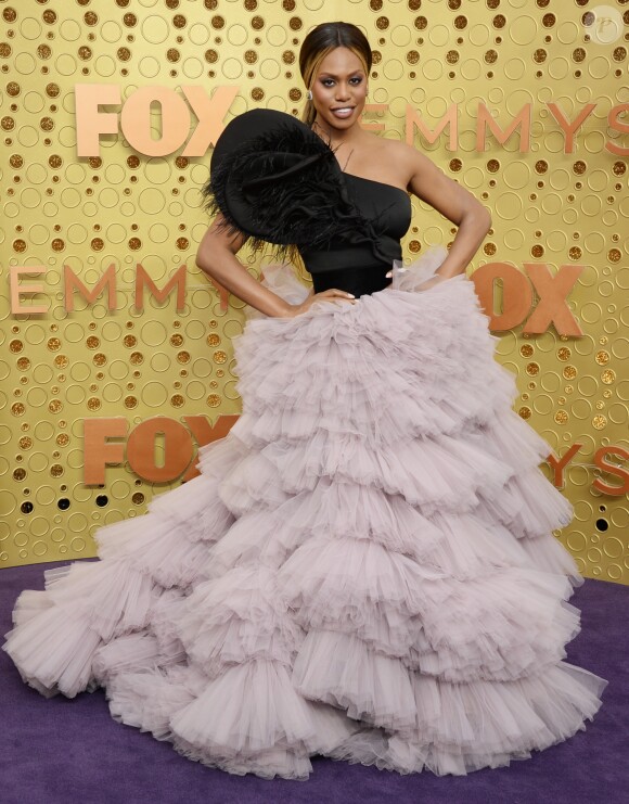 Laverne Cox (en Monsoori) aux Emmy Awards à Los Angeles, le 22 septembre 2019.