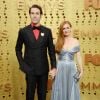 Isla Fisher et son mari Sacha Baron Cohen aux Emmy Awards à Los Angeles, le 22 septembre 2019.