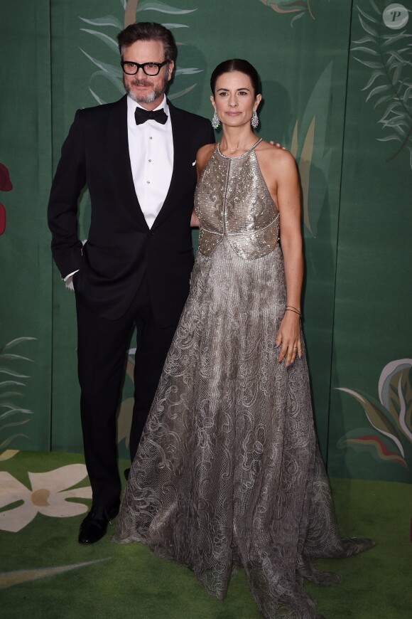 Colin et Livia Firth assistent à la cérémonie des Green Carpet Fashion Awards au théâtre La Scala lors de la fashion week de Milan. Le 22 septembre 2019.