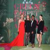 Amber Valletta, Stella McCartney, Letitia Wright et Shailene Woodley assistent à la cérémonie des Green Carpet Fashion Awards au théâtre La Scala lors de la fashion week de Milan. Le 22 septembre 2019.