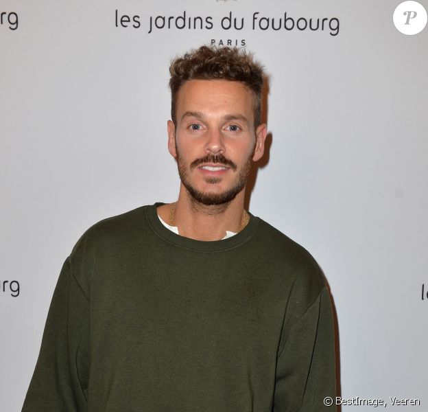 Exclusif - Matt Pokora (M. Pokora) - Inauguration du nouvel hôtel 5 parisien au coeur du Triangle d'Or "Les Jardins du Faubourg" à Paris le 10 septembre 2019. © Veeren/Bestimage