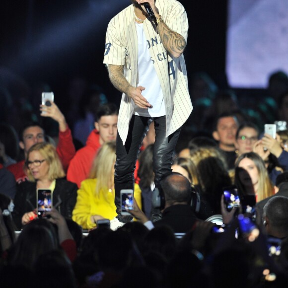 Exclusif - Matt Pokora (M Pokora) lors de l'enregistrement de l'émission "La Chanson Challenge 2019" aux Arènes de Nîmes, le 17 mai 2019. © Guillaume Gaffiot/Bestimage
