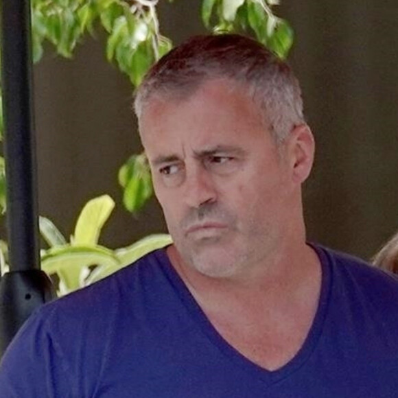 Exclusif - Matt LeBlanc est allé déjeuner avec sa fille Marina Pearl et une amie dans un restaurant de Los Angeles, le 18 juillet 2018.  Exclusive - Germany call for price - A heavier looking Matt LeBlanc leaves a restaurant with a full belly after having lunch with his daughter Marina Pearl LeBlanc, and a female friend.18/07/2018 - Los Angeles