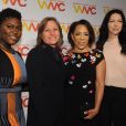 Danielle Brooks, Cindy Hollet, Selenis Leyva et Laura Prepon à la soirée "Women's Media Awards" au Capitale à New York, le 1er novembre 2018.