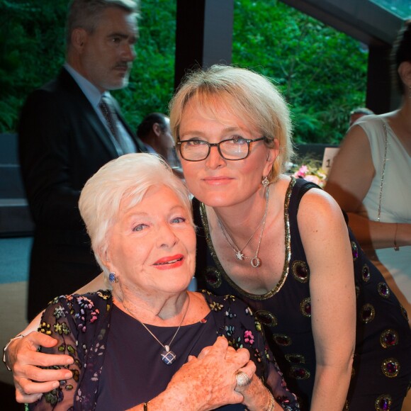 Line Renaud et Claude Chirac - Dîner anniversaire pour les 10 ans du Musée du quai Branly - Jacques Chirac à Paris, France, le 23 juin 2016. © Romuald Meigneux/Bestimage