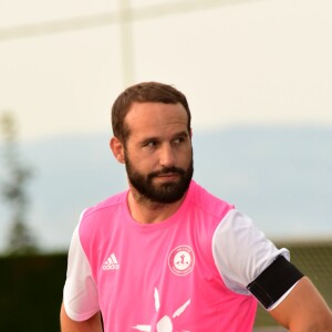 Frédéric Michalak - Le match de foot caritatif de l'association ELA à l'occasion du tournoi de golf Evian Championship à Evian le 26 juillet 2019. © Romain Doucelin / Bestimage