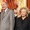 Jacques et Bernadette Chirac - Palais de l'Élysée, le 13 avril 2007