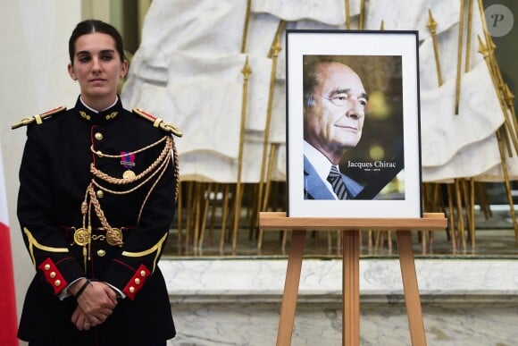 Hommage à l'ancien Maire de Paris et président de la République, Jacques Chirac au palais de l'Elysée à Paris, France, le 26 septembre 2019. © Jean-Baptiste Autissier/Panoramic/Bestimage