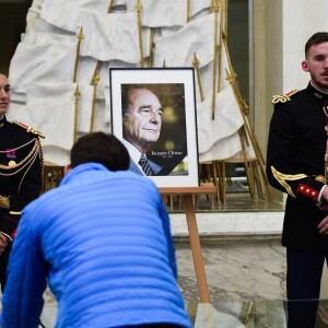 Hommage à l'ancien Maire de Paris et président de la République, Jacques Chirac au palais de l'Elysée à Paris, France, le 26 septembre 2019. © Jean-Baptiste Autissier/Panoramic/Bestimage