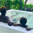 Black M et son fils Isaac sur Instagram.