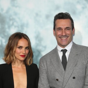 Natalie Portman et Jon Hamm à la première de Lucy In The Sky au théâtre Darryl F. Zanuck au Fox Studios à Los Angeles, le 25 septembre 2019