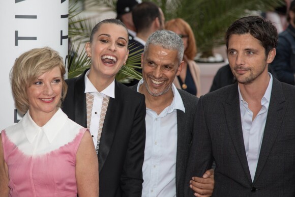 Les membres du jury: Jane Horrocks, Sveva Alviti, Sami Bouajila, Raphaël Personnaz lors de la cérémonie d'ouverture du 30ème festival du film britannique de Dinard, France, le 26 septembre 2019. © Jeremy Melloul/Bestimage