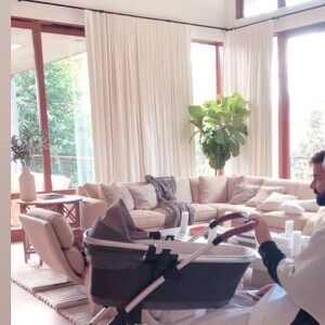 Ricky Martin, père attentif, sur Instagram.