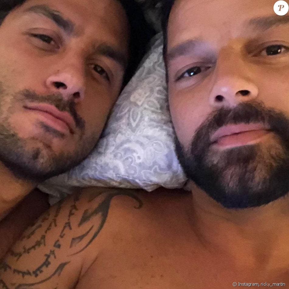 Ricky Martin et Jwan Yosef, sur Instagram. Purepeople