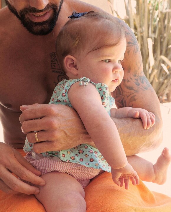 Ricky Martin et sa fille Lucia sur Instagram.