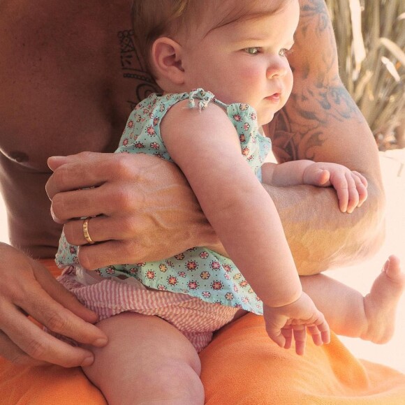 Ricky Martin et sa fille Lucia sur Instagram.