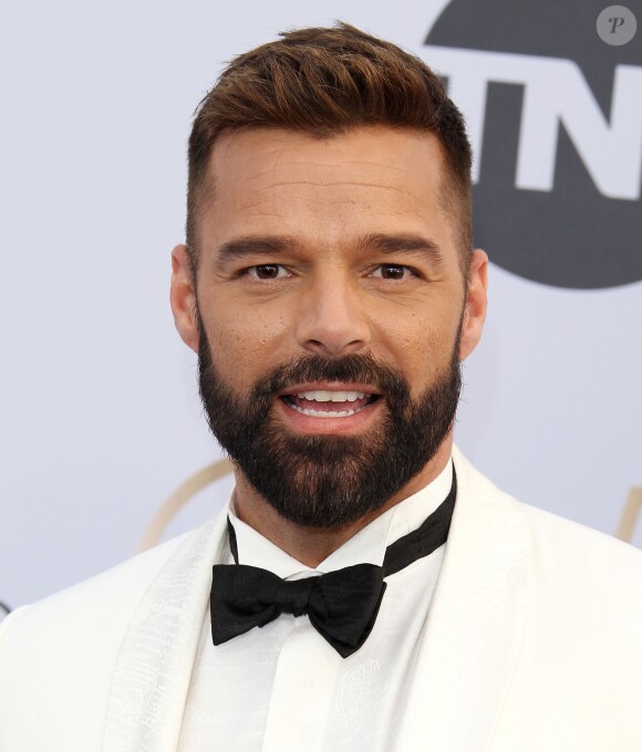 Ricky Martin - Photocall - 25ème cérémonie annuelle des Screen Actors Guild Awards au Shrine Audritorium à Los Angeles, le 27 janvier 2019.