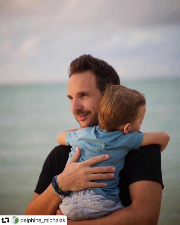 Christophe Michalak et son fils Victor sur Instagram, le 22 juillet 2019