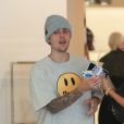 Justin Bieber et sa femme Hailey Baldwin sont allés faire du shopping chez Barneys NY à Beverly Hills, le 9 août 2019.