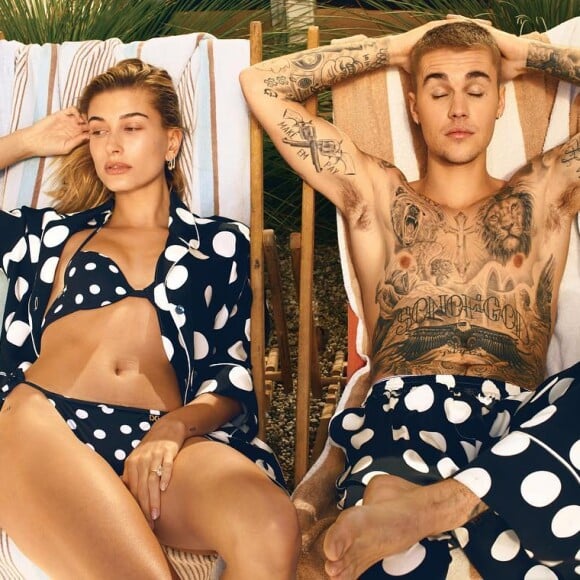 Hailey et Justin Bieber prennent la pose en vacances- Instagram.