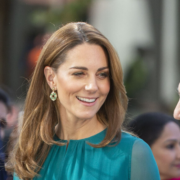 Le prince William et Kate Middleton arrivent au centre culturel Aga Khan à Londres, le 2 octobre 2019. Sur place, le couple princier a été accueilli par le prince Karim Aga Khan IV.