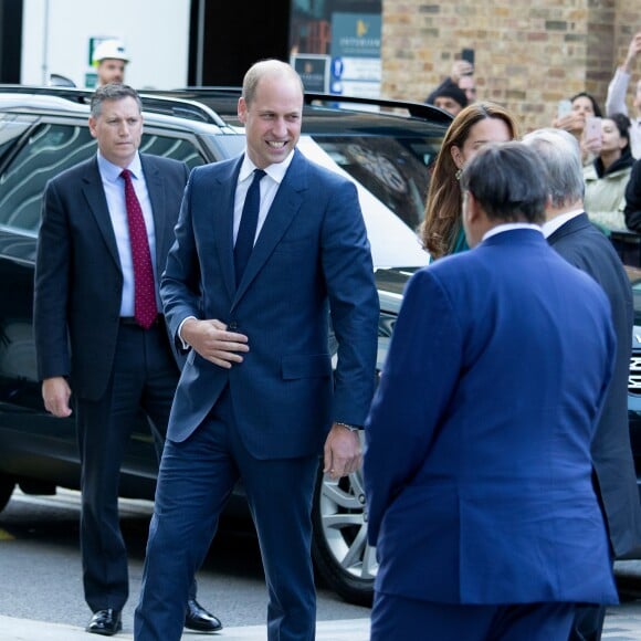 Le prince William et Kate Middleton arrivent au centre culturel Aga Khan à Londres, le 2 octobre 2019. Sur place, le couple princier a été accueilli par le prince Karim Aga Khan IV.