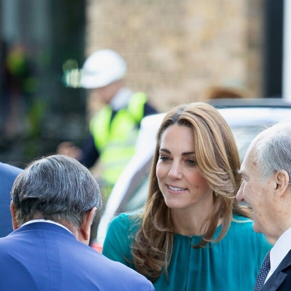 Le prince William et Kate Middleton arrivent au centre culturel Aga Khan à Londres, le 2 octobre 2019. Sur place, le couple princier a été accueilli par le prince Karim Aga Khan IV.
