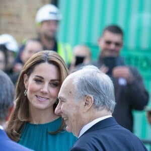 Le prince William et Kate Middleton arrivent au centre culturel Aga Khan à Londres, le 2 octobre 2019. Sur place, le couple princier a été accueilli par le prince Karim Aga Khan IV.