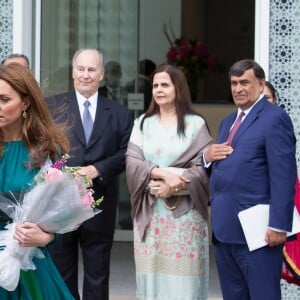 Kate Catherine Middleton, duchesse de Cambridge, et le prince William, duc de Cambridge, à leur départ du centre Aga Khan à Londres. Le 2 octobre 2019