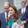 Kate Catherine Middleton, duchesse de Cambridge, et le prince William, duc de Cambridge, à leur départ du centre Aga Khan à Londres. Le 2 octobre 2019